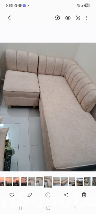L shaped sofa